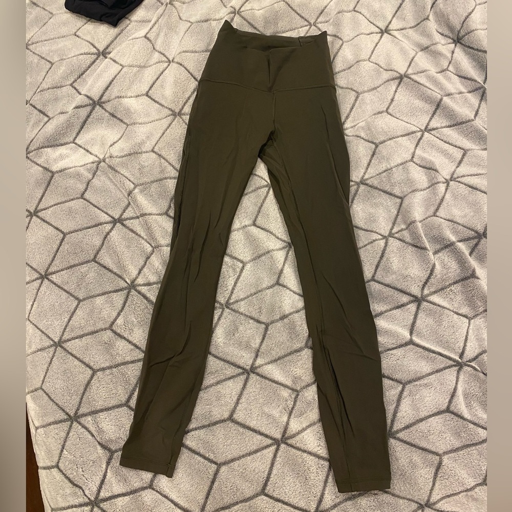 Lululemon olive green leggings